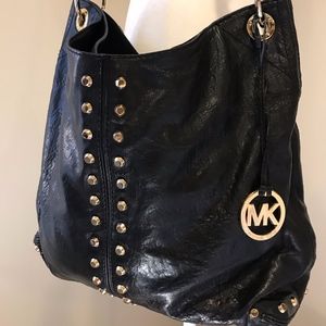 Michael Kors Uptown Astor Studded Bag